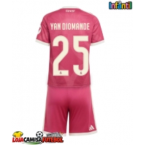 Camisa de Futebol Real Madrid Yan Diomande #25 Equipamento Alternativo Infantil 2026-27 Manga Curta (+ Calças curtas)